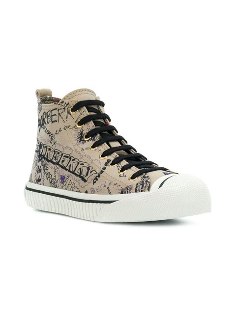 Burberry Doodle Print high